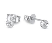 Orecchini Demetra Donna ESSENTIAL in Oro bianco Diamante 021.010.W.A3